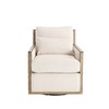 TOAOTBNBO Corduroy Swivel Barrel Chair with Ergonomic Curved Back, Modern  Recliner Armchair for Small Space Comfortable Swivel Sofa Chair, Beige - 2 of 4