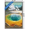 Trends International Lantern Press - Yellowstone Morning Glory Pool Framed Wall Poster Prints - 3 of 4