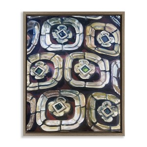 Stupell Industries Thailand Memories Pattern Floating Frame Canvas Art - 1 of 4