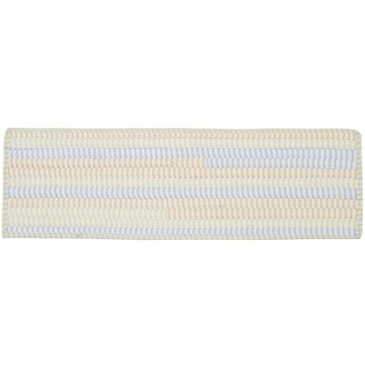 Colonial Mills Ticking Stripe Rect - Starlight Stair Tread, 1 Pc