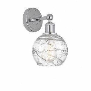 Athens Deco Swirl - 1 Light Wall Sconce In Industrial Style-10.5 Inches Tall and 6 Inches Wide - 1 of 1