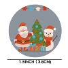 Snowman Christmas Sticker Gift Decoration Gift Sealing Stickers, Size: 1.5 Inch/3.8cm(LG-210922-38-001) - 3 of 4