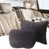 TruAIR Car Headrest Pillow Set with Lumbar Support and Soft Suede Cushion Filling - 2 of 4