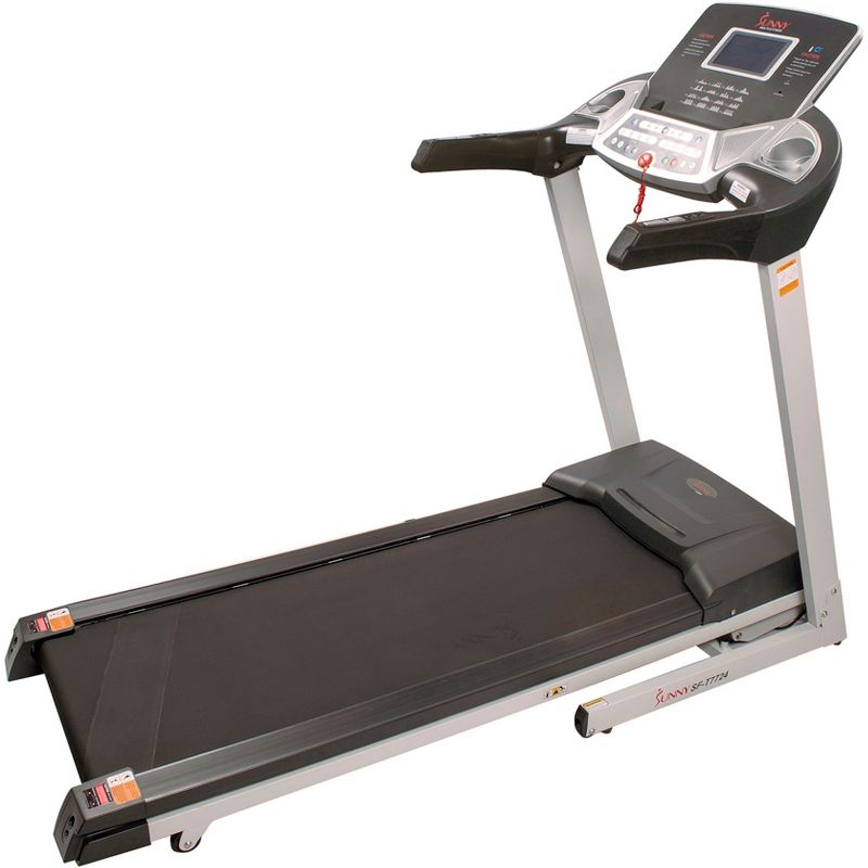 Sunny Health &#38; Fitness Energy Flex Motorized Treadmill - Gray, 5 of 13