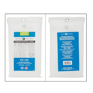 iDesign 72 in. H X 72 in. W Clear Shower Curtain Liner EVA - 1 of 1