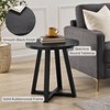 Roundhill Furniture Modern Harmony Wood Oval End Table - 3 of 4