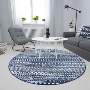 Modern Washable Hallway Runner,Bohemian Rugs ,Non-Slip Non-Shedding Kitchen Entrway Bathroom Floor Mat for Living Room Bedroom - 1 of 4