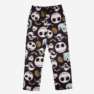 Men's Nightmare Before Christmas Pajama Pants - Black - 1 of 3