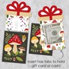 Big Dot of Happiness Wild Mushrooms - Red Toadstool Party Money and Gift Card Sleeves - Nifty Gifty Card Holders - Set of 8 - 3 of 4
