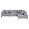 NicBex Couches for Living Room 4-Piece Modular Sectional Sofa Set Upholstered Corduroy Sofa Couch with Cushion Pillows and Solid Wood Legs - image 2 of 4