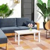 Outsunny HDPE Outdoor Coffee Table, Rectangle All-Weather Patio Coffee Table, Slatted Outdoor Patio Table for Garden, Balcony, Backyard - 2 of 4