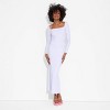 Women's Long Sleeve ButterBliss Maxi Bodycon Dress - Wild Fable™ - 2 of 3