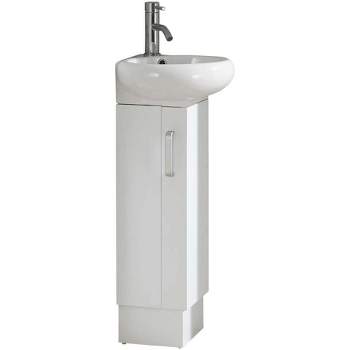 Fine Fixtures Milan Collection Vanity with Vitreous China Sink