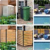 DoCred Air Conditioner Fence – Outdoor Privacy Screen Panels in Wood, Metal, or PVC, with Planter Box Options - 4 of 4