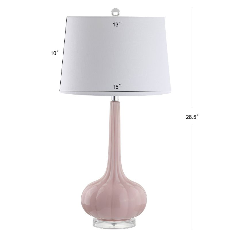 28.5" (Set of 2) Bette Glass Teardrop Table Lamp (Includes LED Light Bulb) - JONATHAN Y , 5 of 9