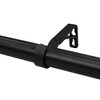 Lumi Home Furnishings Decorative Drapery Single Steel Curtain Rod Set with End Cap - 3 of 4