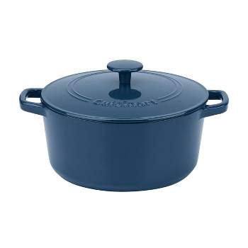 Cuisinart Chef's Classic 5qt Blue Enameled Cast Iron Round Casserole with Cover - CI650-25BG