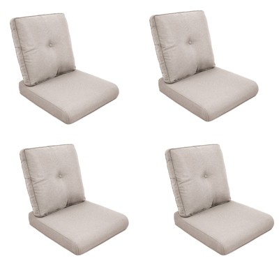 Buenhomino Outdoor Seat Cushion Set 25 x 22 x 4 Inch,Waterproof & Fade Resistant Outdoor Chair Cushions,Deep Seat Cushion with Removable Cover