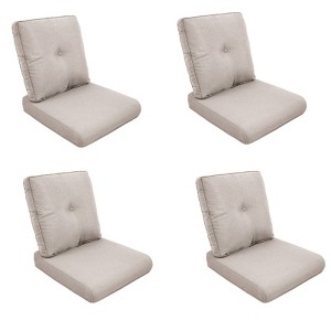 Buenhomino Outdoor Seat Cushion Set 25 x 22 x 4 Inch,Waterproof & Fade Resistant Outdoor Chair Cushions,Deep Seat Cushion with Removable Cover - 1 of 4