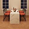 Bar Stools Set of 2, Counter Height Bar Stools with PU Upholstered Seat - 4 of 4