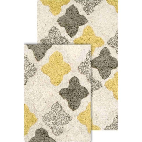 2pc Pebbles Bath Rug Set Dark Gray - Chesapeake Merchandising : Target