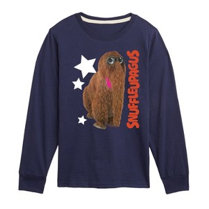 Boys' - Sesame Street - Snuffleupagus Photo -Toddler and Youth Long Sleeve T-Shirt Long Sleeve Graphic T-Shirt - 1 of 3
