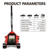 2.5-4Ton Low Floor Jack, Steel Racing Floor Jack With Dual Pistons Quick Lift Pump, Floor Jack Lifting Range 4"-21", 2.5-4TonCapacity, Fits Most Cars - 3 of 4