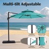 Hyleory 120'' Round Cantilever Umbrella - 2 of 4