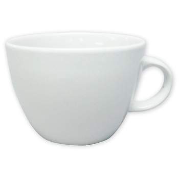 Tall Striped Mug with Two-Finger Handle and Darker Finish