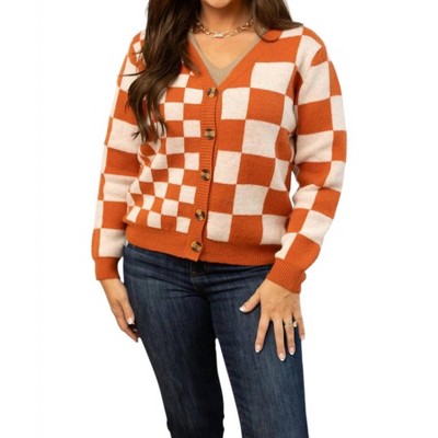 Women's The Ophelia Checkered Cardigan - Southern Grace