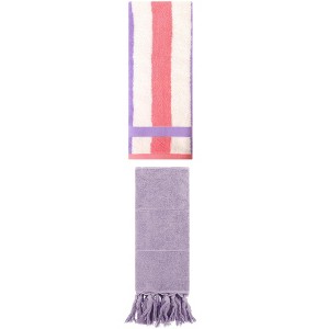 REGALWOVEN 2 Packs Cotton Absorbent Soft Decorative Bathroom Hand Towel for Kitchen - 1 of 4
