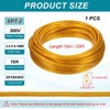 Unique Bargains SPT-2 Lamp Cord Insulated Conductor 18/2 PVC Covered Wires - 2 of 4