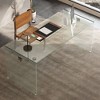 Gaoyangjiaju 53.14 Inch Tempered Glass Desk for Home Office - 3 of 4