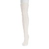 MUK LUKS Women's Cable Knit Over the Knee Socks - Ivory, OS (6 - 11) - 2 of 4