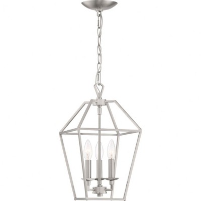 Quoizel Lighting Aviary 3 - Light Chandelier in  Brushed Nickel