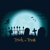 Men's Design By Humans Trick or treat By darkstroke Tank Top - 2 of 3