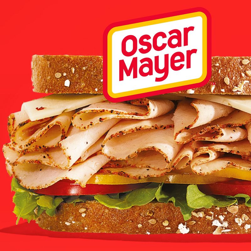 Oscar Mayer Deli Fresh Mesquite Smoked Turkey Breast Sliced Lunch Meat Family Size - 16oz, 4 of 10