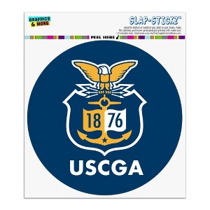 U.S. Coast Guard Academy Bears Logo Automotive Car Window Locker Circle Bumper Sticker - 1 of 4