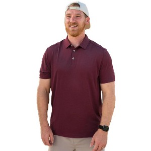 Burlebo Men's Performance Short Sleeve Polo Golf Shirt - 1 of 3