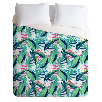 Twin/twin Xl Tropical Eye Candy Comforter Set Green - Deny Designs : Target