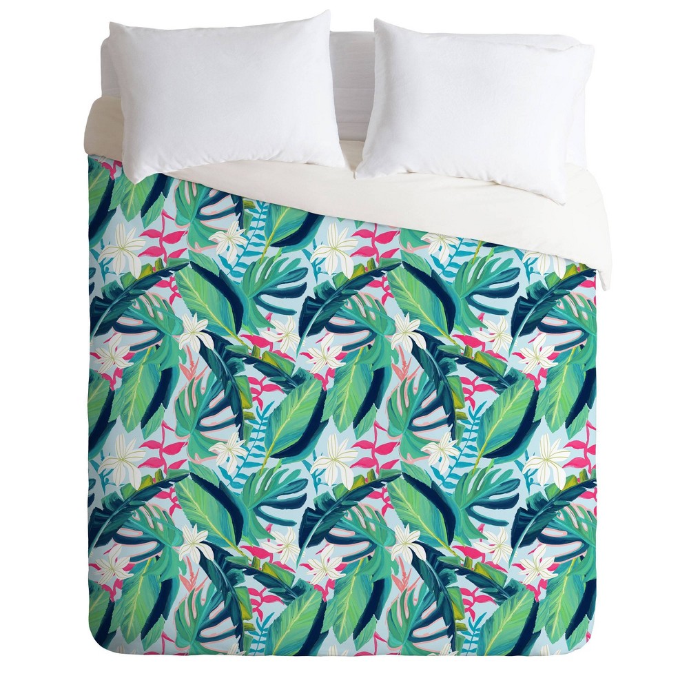 King Tropical Eye Candy Comforter Set Green - Deny Designs -  79905223