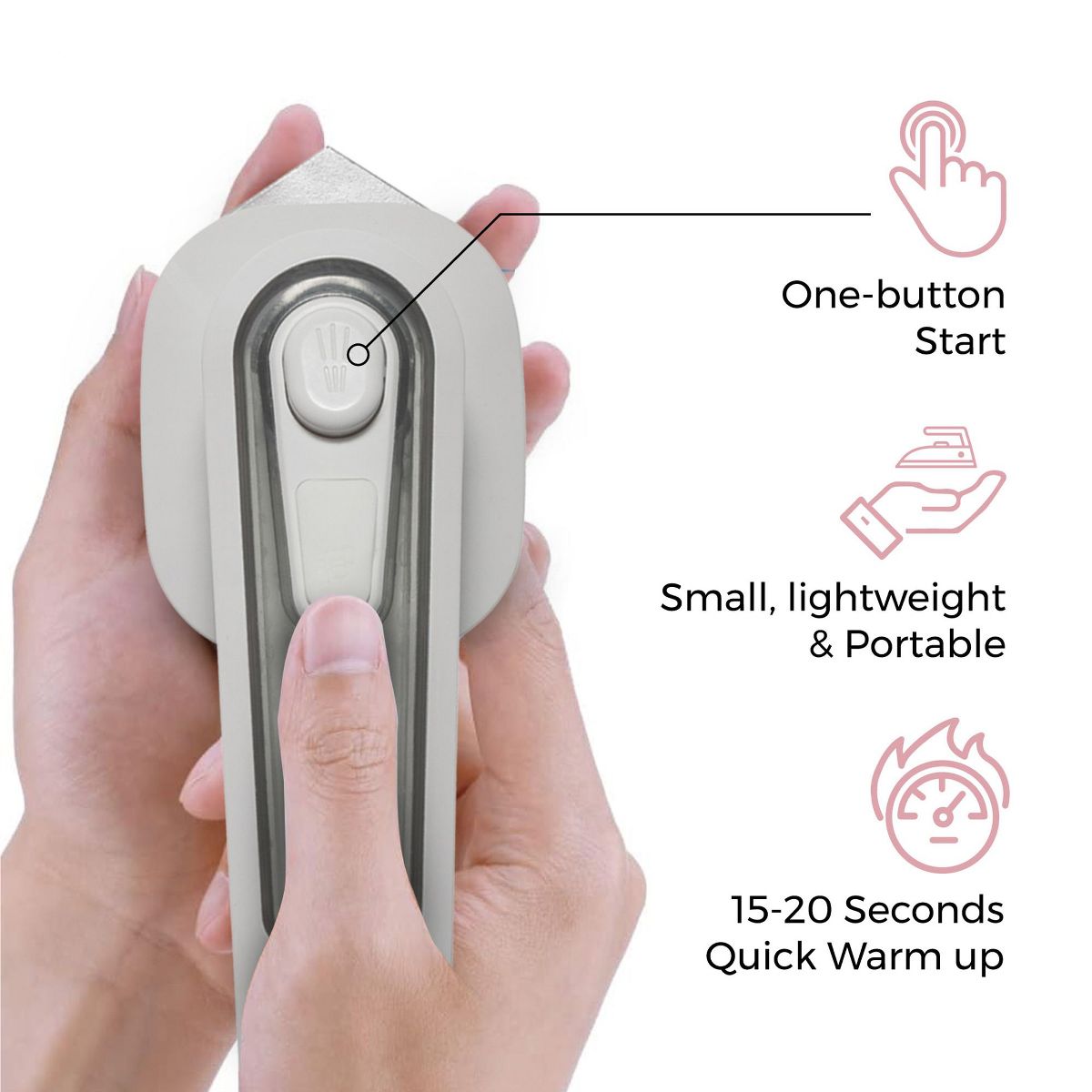 Pursonic Mini Portable Electric Iron - thumbnail 6