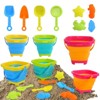 11 PCS Fruit Soft Bucket Set - Soft Bucket Set, Fruit Storage Bucket, Flexible Soft Buckets, Colorful Soft Buckets, Multi-Piece Bucket Set - 2 of 4