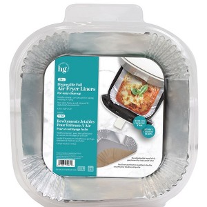 The Lakeside Collection Set of 24 Foil Air Fryer Liners - 1 of 3