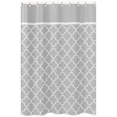 Trellis Shower Curtain Gray - Sweet Jojo Designs