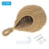 Unique Bargains Handmade Natural Durable Space-saving Hanging Basket 2 Pcs - 3 of 4