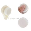 Unique Bargains Soft Plastic Synthetic Fiber Wool Cleansing Brush Hollow Comma 3.03"x1.89" 1 Pc - 3 of 4