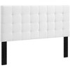 Modway Paisley Tufted Full / Queen Upholstered Linen Fabric Headboard -  Three Mounting Position Heights  - Fabric+20kg/m3 density foam, Frame is MDF - 2 of 4