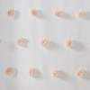 SEVOBAL Shower Curtain Casual Design with All Over Pom Pom Detail Easy to Coordinate with Bathroom Decor, Blush, 72"*72"*0.13" - 4 of 4