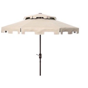 Zimmerman 9Ft Double Top Market Umbrella - PAT8200 - Safavieh - 1 of 4